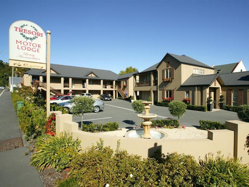 Tresori Motor Lodge Akaroa Eksteriør bilde